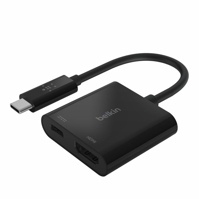 Belkin USB C TO HDMI 60W PD -Black