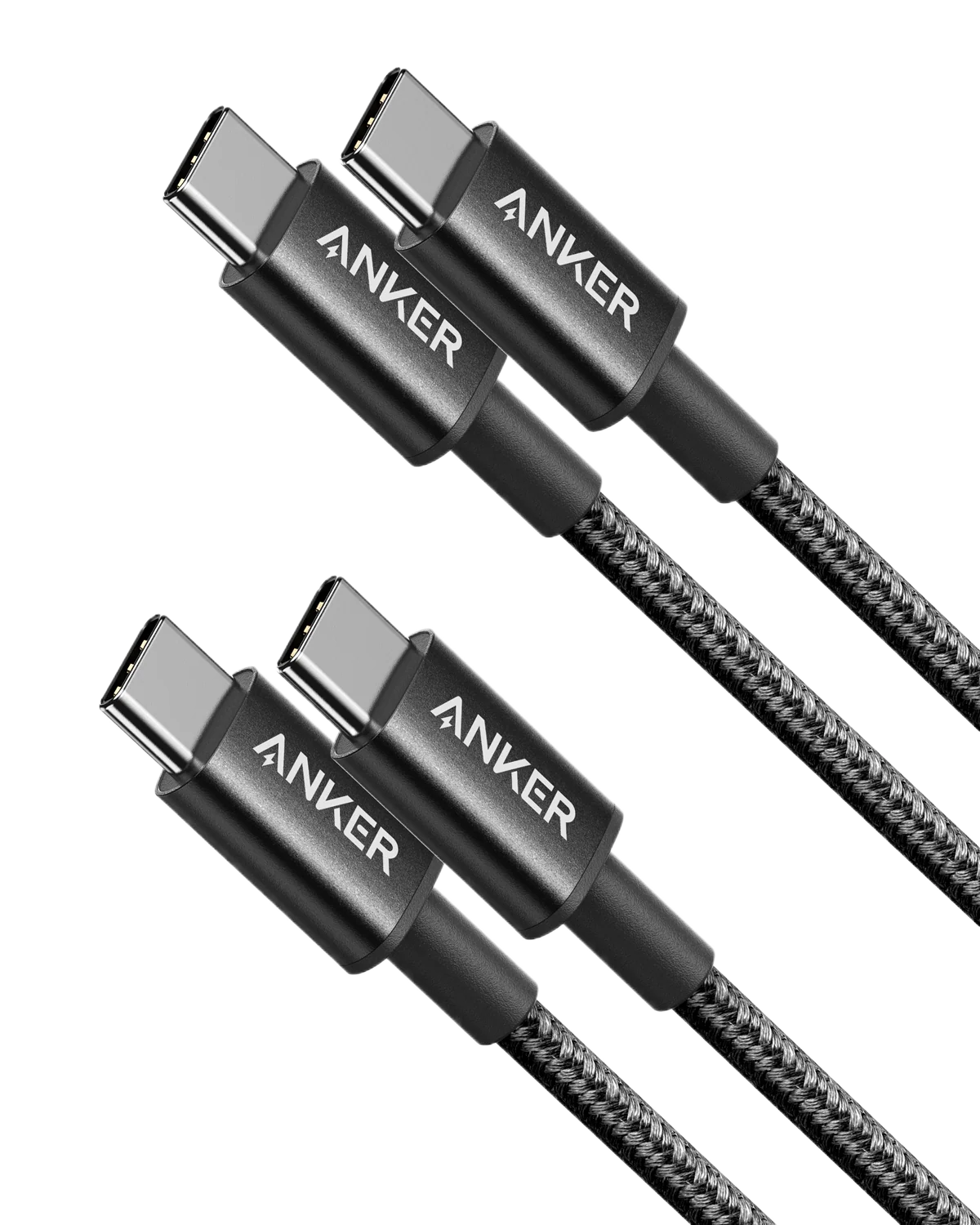 Anker Nylon USB-C to USB-C, 60W, Black