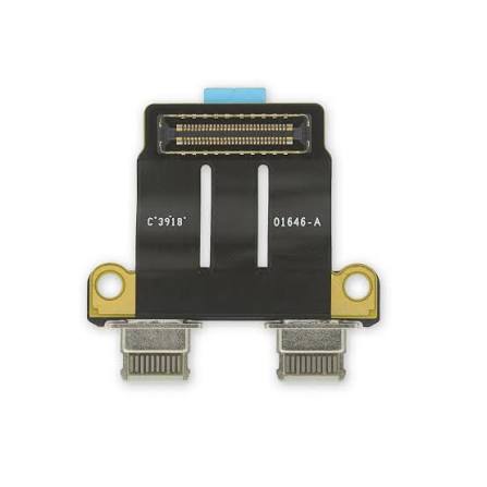 A1989/A1990/A2159/A2251/A2289/A2141/A2338 Connector USB Type-C I/O Board Connector for MacBook A1989/A1990/A2159/A2251/A2289/A2141/A2338 (Mid 2018, Late 2020)