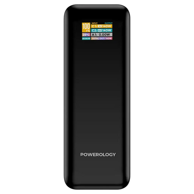 Powerology POWER BANK 27000mAh NeuroVolt 140 - Black