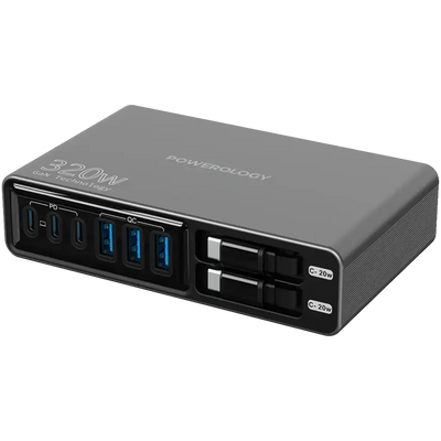 Powerology Univo Charging Station GaN 320W